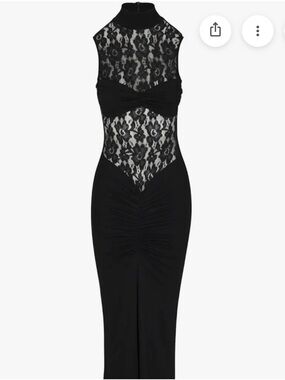 off the shoulder fall dresses Dahla Blue Off The Shoulder Maxi Dress - US 16